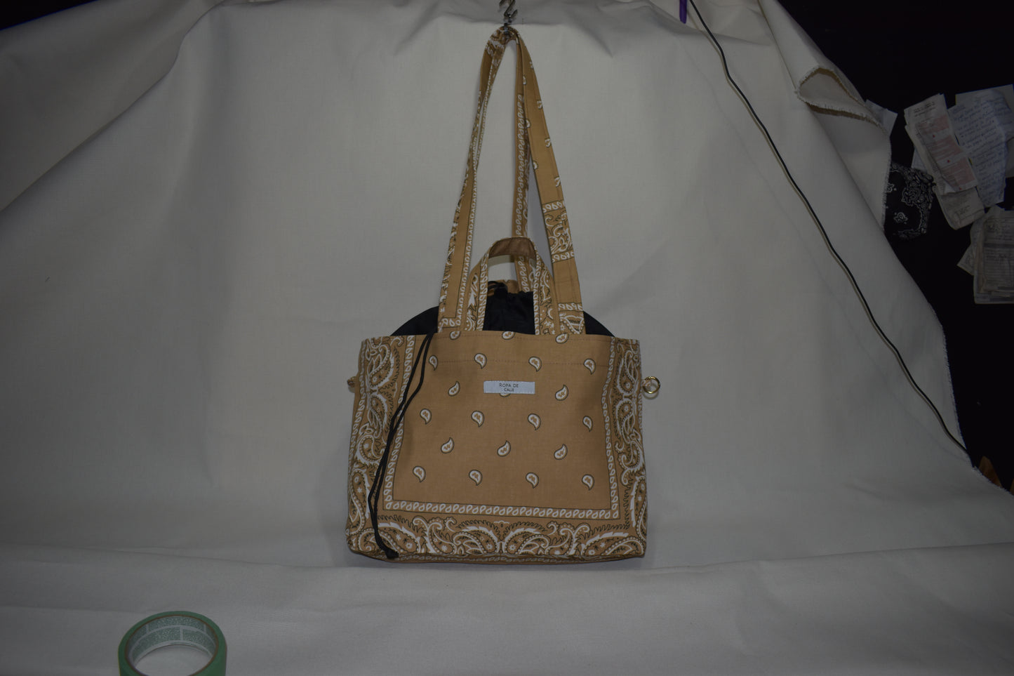 Mid Bodega Paisley bag (beige)