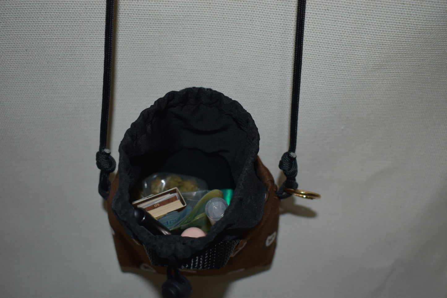 Micro bodeguita cross body bag (brown)