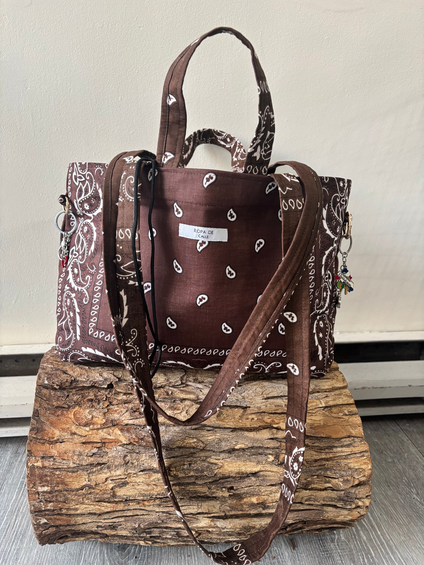 Mid Bodega Paisley bag (brown)