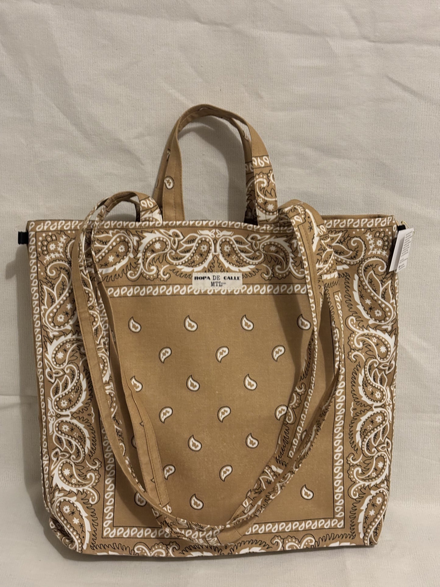 Tall Bulte Paisley bag (Beige)