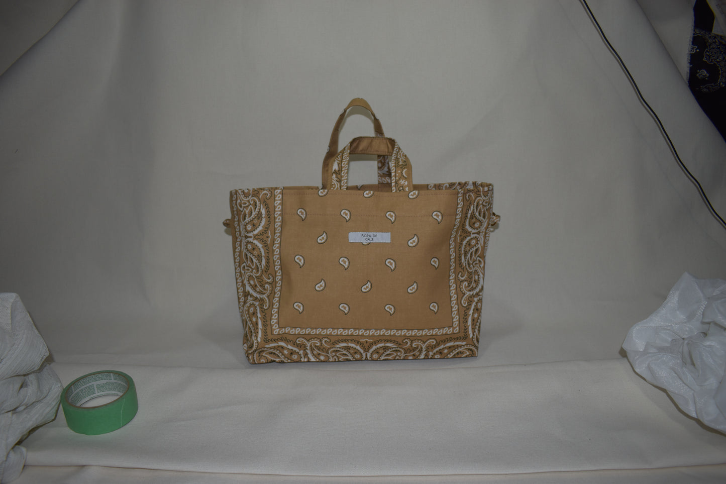 Mid Bodega Paisley bag (beige)
