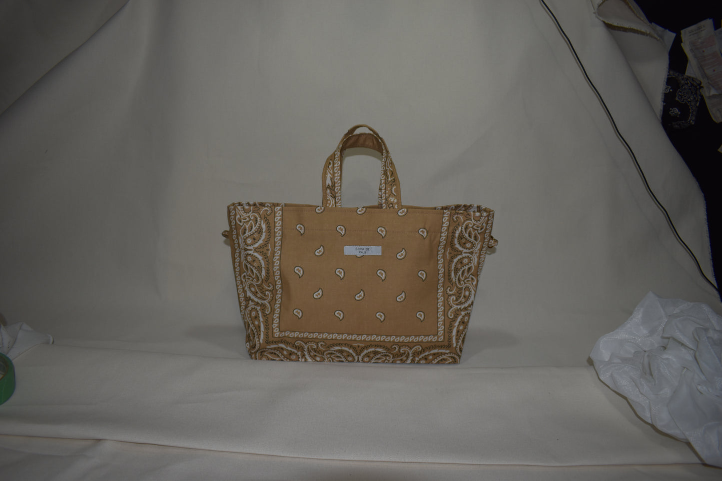 Mid Bodega Paisley bag (beige)