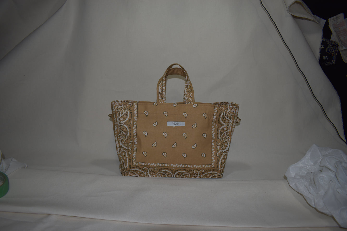 Mid Bodega Paisley bag (beige)