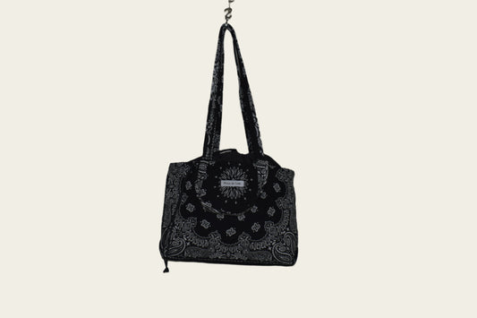Mid Bodega Paisley bag (black)