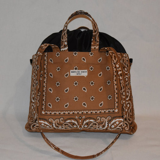 Short Bulte Paisley bag (dulce de leche)
