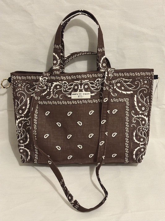 Short Bulte Paisley bag (brown)